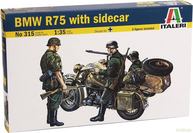 ITALERI BMW R75 with Sidecar 315 [MODELARSTWO]