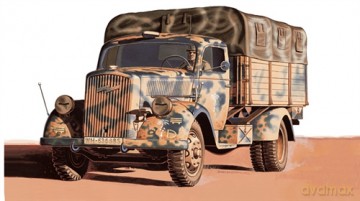 ITALERI Opel Blitz Kfz. 305 3 ton. Truck 6606 [MODELARSTWO]