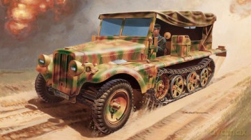 ITALERI Sd.Kfz. 10 Demag D 7 6443 [MODELARSTWO]