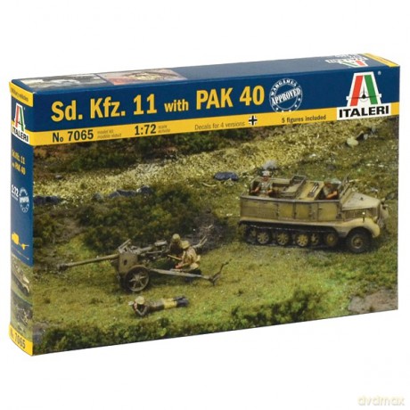 ITALERI Sd.Kfz.11 with Pak 40 7065 [MODELARSTWO]