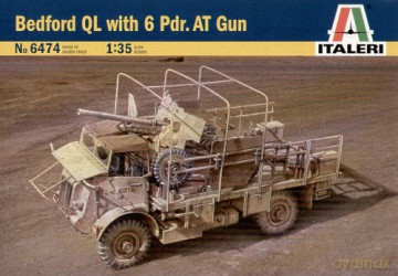 ITALERI Bedford QL with 6 Pdr. AT Gun 6474 [MODELARSTWO]