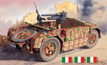 ITALERI ABM 42 with 4732 Anti Tank Gun 7053 [MODELARSTWO]