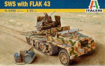 ITALERI SWS w 3,7cm Flak 43 6480 [MODELARSTWO]