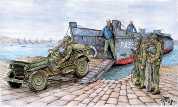 ITALERI LCVP Utility Truck US Soldiers 6479 [MODELARSTWO]