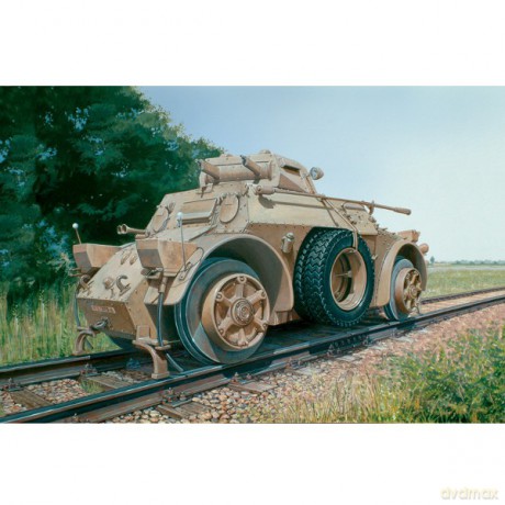 ITALERI Autoblinda AB40 Ferroviria 7064 [MODELARSTWO]