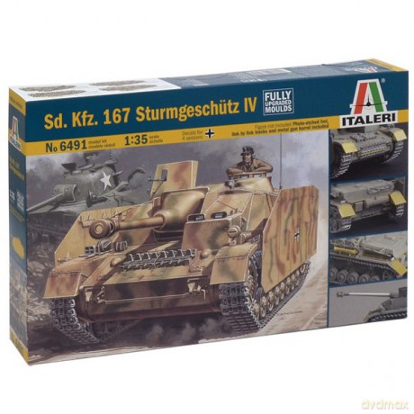 ITALERI Sd.Kfz.167 Sturmgeschutz IV 6491 [MODELARSTWO]