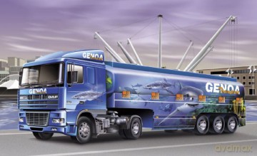 ITALERI DAF 95XF with Topas Tank Tra 3817 [MODELARSTWO]