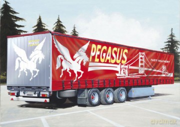 ITALERI Curtainside Trailer 3809 [MODELARSTWO]