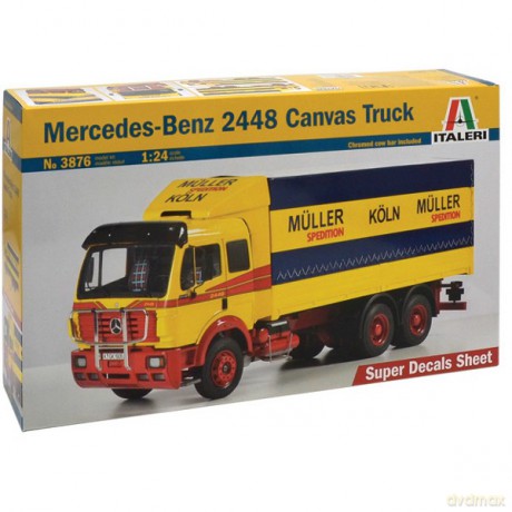 ITALERI Mercedes Benz 2448 Canvas Truck 3876 [MODELARSTWO]