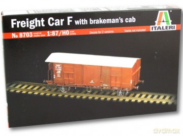 ITALERI Freight Car F with Barakemans 8703 [MODELARSTWO]
