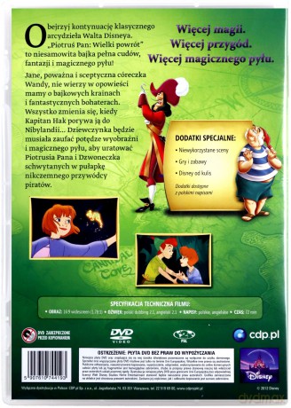 Piotruś Pan: Wielki Powrót (Disney) [DVD]