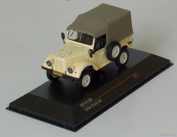 IXO Gaz 69 U.S.S.R. 1954 (sand) IST012B [MODELARSTWO]