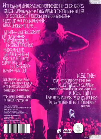 Goldfrapp: Wonderful Electric Live in London [2DVD]