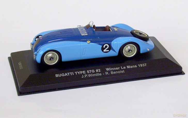 IXO Bugatti 57G #2 JP. Wimille LM1937 [MODELARSTWO]