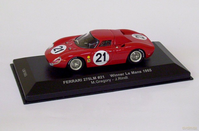 IXO Ferrari 250LM #21 M. Gregory LM1965 [MODELARSTWO]