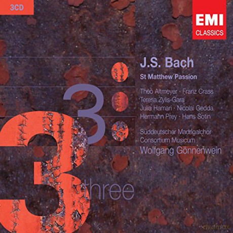Gonnenwein/Consortium Musicum: St Mattew Passion [3CD]