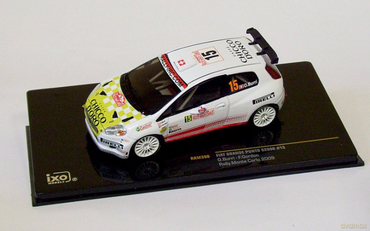 IXO Fiat Grande Punto S2000 #15 O. Burri RAM380 [MODELARSTWO]