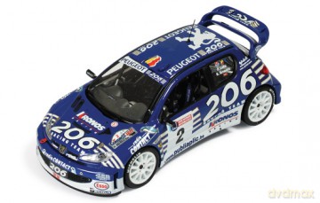 IXO Peugeot 206 WRC #2 F. Loix RAM334 [MODELARSTWO]