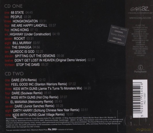 Gorillaz: D-Sides [2CD]