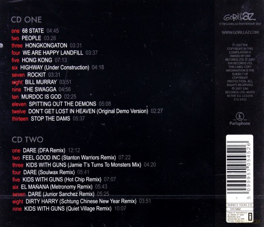Gorillaz: D-Sides [2CD]