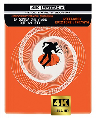 Vertigo (Zawrót głowy) (steelbook) [Blu-Ray 4K]+[Blu-Ray]