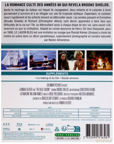 The Blue Lagoon (Błękitna laguna) [Blu-Ray]