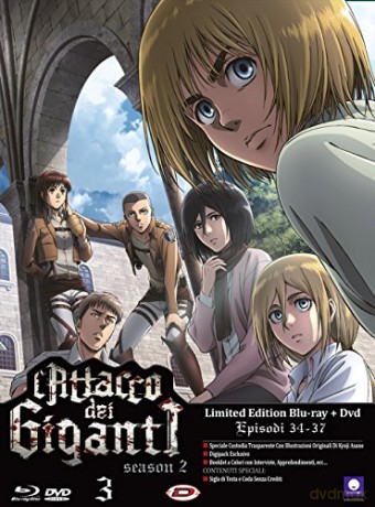 Attack on Titan Season 2-3 (Atak Tytanów) [Blu-Ray]