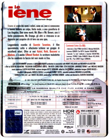 Reservoir Dogs (Wściekłe psy) (steelbook) [Blu-Ray 4K]+[Blu-Ray]