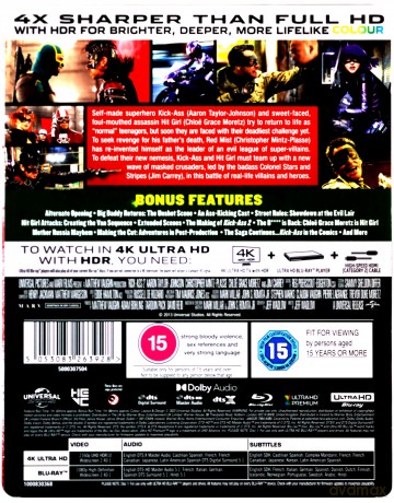 Kick-Ass 2 (steelbook) [Blu-Ray 4K]+[Blu-Ray]