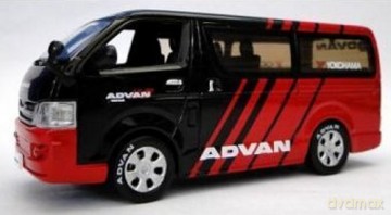 JCOLLECTION Toyota Hiace Van ADVAN 2007 JC087 [MODELARSTWO]