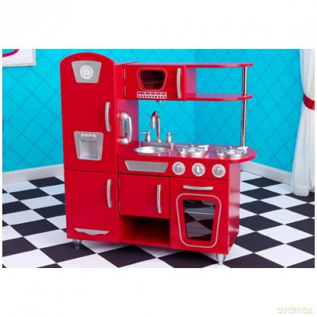KIDKRAFT Czerwona kuchnia Vintage 53173 [ZABAWKA]