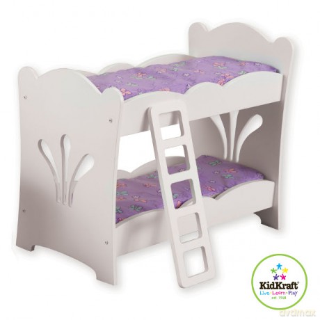 KIDKRAFT Lil Doll Łóżko piętrowe 60130 [ZABAWKA]