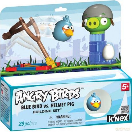 KNEX Angry Birds Niebieski Ptak i Świnia 72612 [GRA]