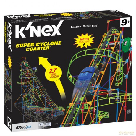 KNEX Super Cyclone Coaster 675 el. 50063 [KLOCKI]