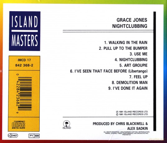 Grace Jones: Nightclubbing [CD]