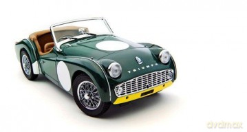 KYOSHO Triumph TR3A Racing Plain Deco 08032GY [MODELARSTWO]