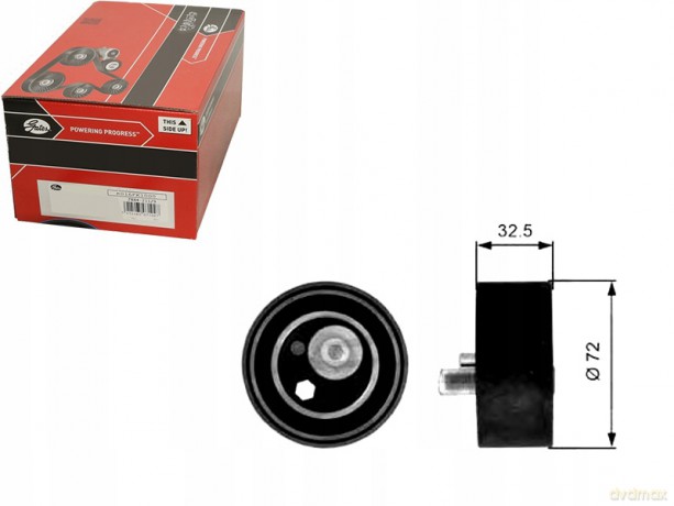 Gates T41082 Rolka napinacza, pasek rozrządu Audi Skoda VW