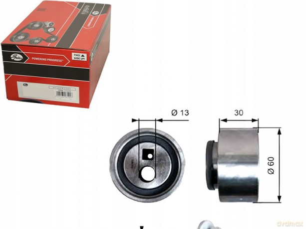 Gates T41139 Rolka napinacza, pasek rozrządu Peugeot Toyota Fiat Citroen Lancia