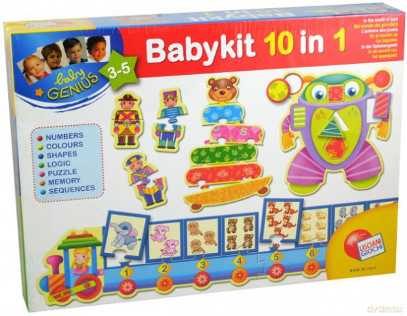 LISCIANIGIOCHI BABY GENIUS KIT 10 w 1 34024 [GRA]