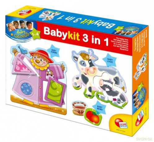 LISCIANIGIOCHI Baby Geniusz Wesoła Farma 30460 [GRA]