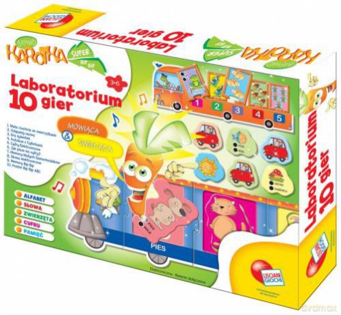 LISCIANIGIOCHI Karotka 10 Gier Laborator 34239 [GRA]