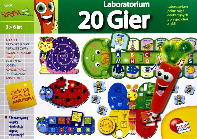 LISCIANIGIOCHI Karotka Zest.20 gier 38527 [GRA]