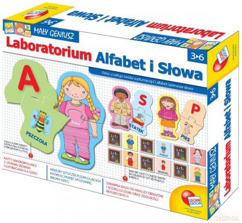 LISCIANIGIOCHI Laboratorium Alfabet 34413 [PUZZLE]