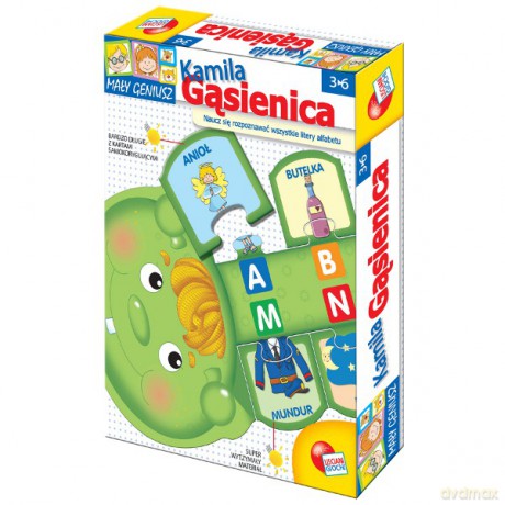 LISCIANIGIOCHI Mały Geniusz Gąsienica 34345 [PUZZLE]
