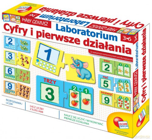 LISCIANIGIOCHI Laboratorium Cyfry 34437 [PUZZLE]
