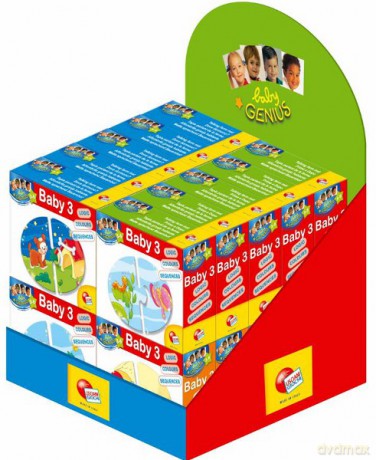 LISCIANIGIOCHI Baby Geniusz ukł. Kolory. 30415 [PUZZLE]