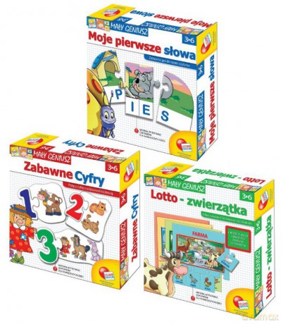 LISCIANIGIOCHI Pierwsze Słowa, Cyfry Mix 34277 [PUZZLE]