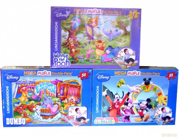 LISCIANIGIOCHI Puzzle Dwust. Mega 31832 [PUZZLE]