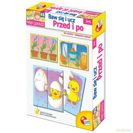 LISCIANIGIOCHI M.Geniusz Przed i Po Baw 34352 [PUZZLE]