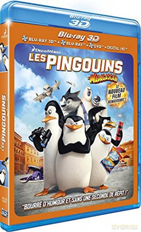 Penguins of Madagascar (Pingwiny z Madagaskaru) [3xBlu-Ray]